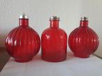 3 olielampen en 2 gewaxte rozen.Kerst, Huis en Inrichting, Ophalen of Verzenden, Zo goed als nieuw
