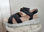 GERRY WEBER schoenen sandalen maat 40 donkerblauw, Ophalen of Verzenden, Zo goed als nieuw, Blauw, Sandalen of Muiltjes