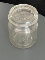 Vintage weckpot met deksel 1L neutraal J.H. conservenglas, Ophalen of Verzenden, Gebruikt, Glas, Pot, Bus of Blik