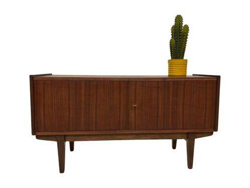 Vintage compact dressoir TV meubel lowboard jaren 60, Huis en Inrichting, Kasten | Dressoirs, Zo goed als nieuw, Met deur(en)