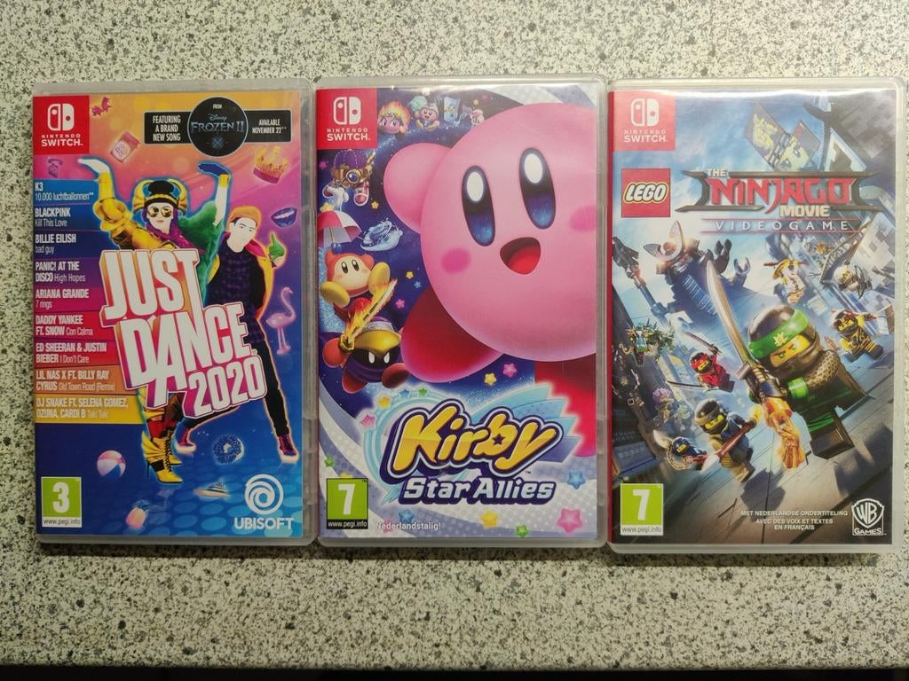 Mario+Rabbits, Paper Mario, Splatoon 3, JURASSIC WORLD ,++++, Spelcomputers en Games, Games | Nintendo Switch, Avontuur en Actie