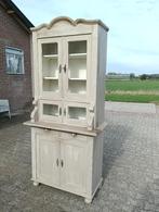 Mooie smalle oude antieke brocante buffetkast, Ophalen of Verzenden, Gebruikt, 25 tot 50 cm