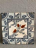 Vintage Tegel met Vogels, Antiek en Kunst, Ophalen of Verzenden