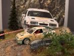 IXO Ford Sierra Cosworth RS, Rally de Corse 1:43, diorama, Hobby en Vrije tijd, Modelauto's | 1:43, Ophalen of Verzenden, Nieuw