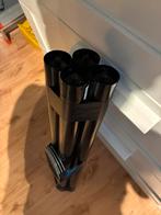 4 bureau poten ikea zwart, Ophalen, Tafelpoot, 50 tot 100 cm, Rond