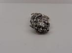 Zilveren broche met roosdiamant                          Z41, 4 tot 7 cm, Gebruikt, ., Ophalen of Verzenden