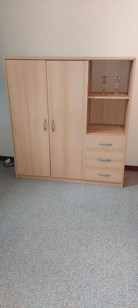 kast met deuren en lades, Huis en Inrichting, Kasten | Kledingkasten, Gebruikt, 100 tot 150 cm, 100 tot 150 cm, 25 tot 50 cm, Met lade(s)