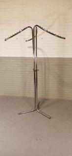 Vintage chromen kapstok, Huis en Inrichting, Ophalen, Tweedehands, Metaal, Staande kapstok