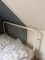 Nestun 140x200 met lattenbodem, Ophalen, Wit, Tweepersoons, 140 cm