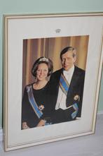 Statieportret Beatrix & Claus + fotoposter, Verzamelen, Koninklijk Huis en Royalty, Ophalen of Verzenden, Gebruikt, Nederland