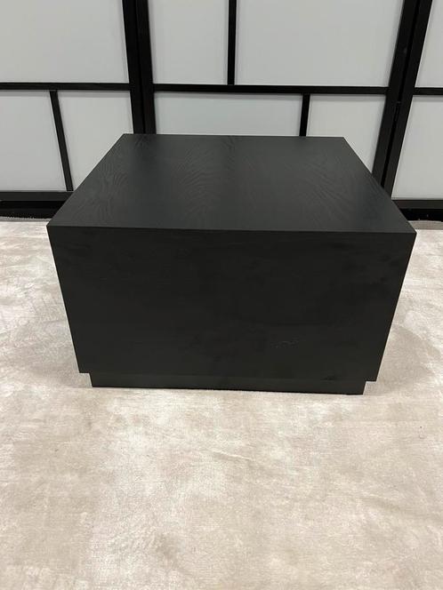 Bijzettafel zwart Woood Exclusive Set V 3 - Pim, Huis en Inrichting, Tafels | Bijzettafels, Nieuw, Vierkant, Minder dan 45 cm