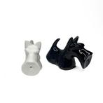 Porseleinen schotse Terriers peper- en zoutstel, Huis en Inrichting, Keuken | Servies, Info@weirdfinds.nl, Overige typen, Ophalen of Verzenden