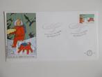 Nederland, FDC Kuifje Mannen Op De Maan Met Postzegel 1999., Postzegels en Munten, Postzegels | Eerstedagenveloppen, Ophalen, Onbeschreven
