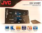 AutoradioJVC KW-V240BTmet Bluetooth&achteruitrijcamera func., Ophalen of Verzenden, Zo goed als nieuw