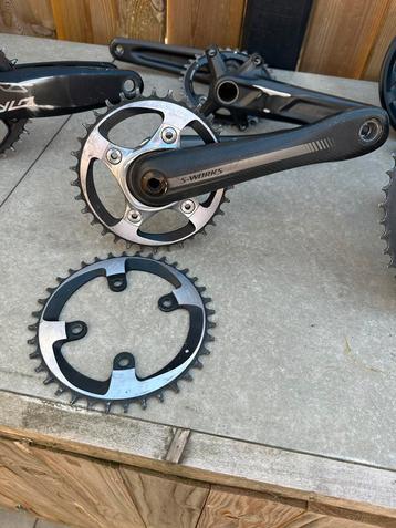 S-works fact carbon  crankset  mountainbike mtb beschikbaar voor biedingen