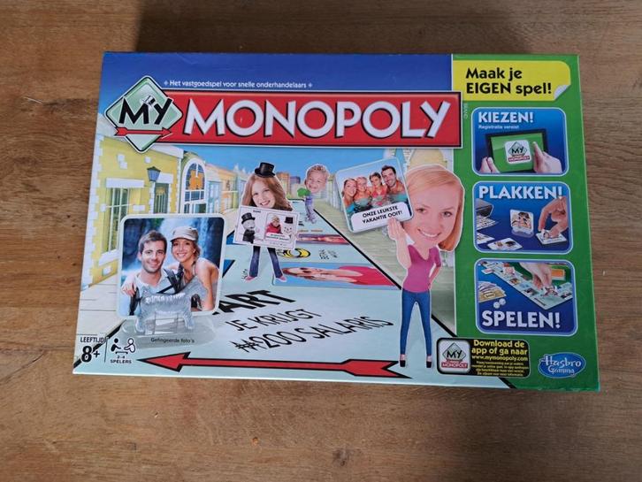 MY Monopoly - zeldzamere uitgave van je eigen monopolyspel, Hobby en Vrije tijd, Gezelschapsspellen | Bordspellen, Nieuw, Een of twee spelers