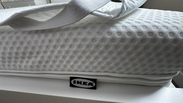 Wit IKEA bedframe 159x210 - Zo goed als nieuw!, Huis en Inrichting, Slaapkamer | Bedden, Zo goed als nieuw, Tweepersoons, 160 cm