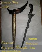 T.k.a Antiek Javaanse Kris ca 1880., Ophalen of Verzenden, Overige soorten, Azië, Mes of Dolk