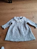 Kiabi jurkje wollen grijs wit kraagje mt 68, Kinderen en Baby's, Kiabi, Meisje, Jurkje of Rokje, Ophalen of Verzenden