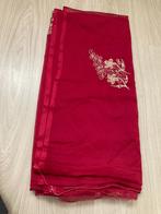 Indiase donker roze sari, stof voor rok en blouse, Overige typen, Maat 46/48 (XL) of groter, Nieuw, Ophalen of Verzenden
