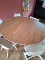 Woood eettafel rond 150cm, Huis en Inrichting, Tafels | Eettafels, Ophalen, Rond, Zo goed als nieuw, 100 tot 150 cm