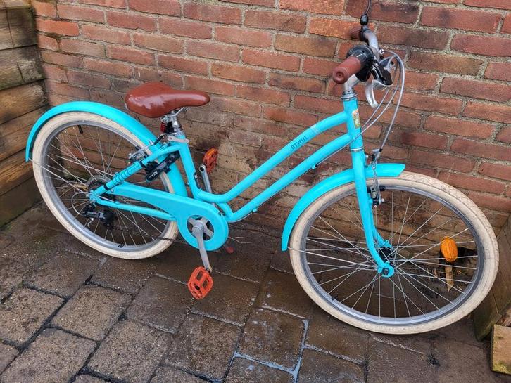Super leuke 24inch Btwin meidenfiets 6speed etc 7-11jr, Fietsen en Brommers, Fietsen | Meisjes, Gebruikt, 24 inch, Handrem, Versnellingen