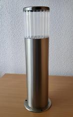 2 tuinlampen rvs., Ophalen, Gebruikt, Minder dan 50 watt, Staande lamp