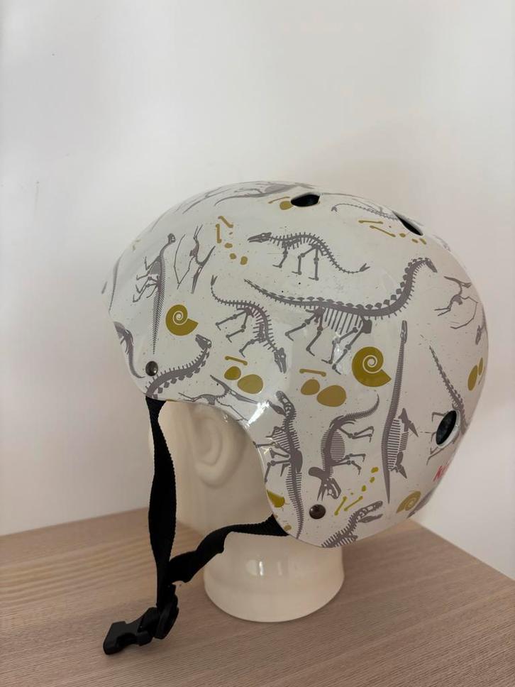 Fietshelm Kind - Kiddimoto Dino, Fietsen en Brommers, Fietsaccessoires | Fietshelmen, Zo goed als nieuw, Jongen of Meisje, S, Ophalen of Verzenden