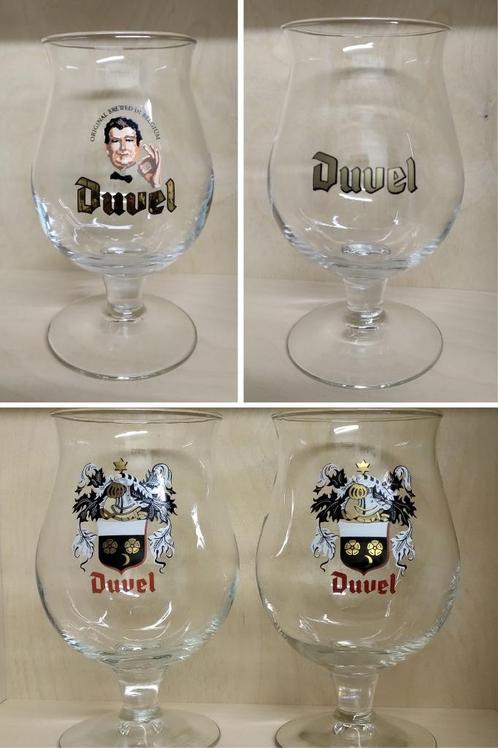 Duvel bierglazen set 4 stuks zgan, Verzamelen, Biermerken, Zo goed als nieuw, Glas of Glazen, Overige merken, Ophalen of Verzenden