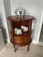 Kastje klassiek ovaal met 2 laden!, Ophalen, Gebruikt, Minder dan 150 cm, Met lade(s)