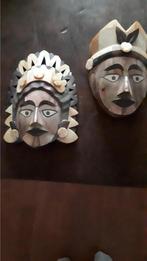 Parlemoerschelp maskers, Ophalen of Verzenden