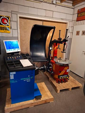 Set bandenapparaat balanceer machine Hofmann sicam beschikbaar voor biedingen