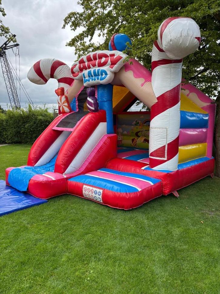 Springkussen velsen Amsterdam Haarlem Alkmaar en omgeving, Hobby en Vrije tijd, Feestartikelen | Verhuur, Zo goed als nieuw, Verjaardag