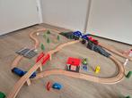 Houten Treinbaan - Complete Set, Ophalen, Zo goed als nieuw, Duplo