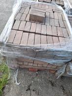 TE KOOP 5,5 M2 STRAKKE GEBAKKEN KLINKERS 7-DUIMERS, Ophalen, Zo goed als nieuw, 5 tot 10 m², Klinkers