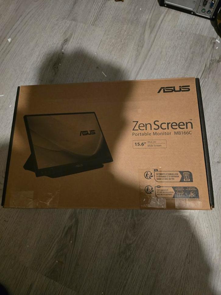 Asus ZenScreen MB166C - Zo goed als nieuw!, Computers en Software, Monitoren, Zo goed als nieuw, 60 Hz of minder, USB-C, LED, Full HD