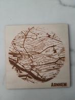 nieuwe plattegrond van arnhem op hout 30x30 cm, Minder dan 50 cm, Nieuw, Ophalen of Verzenden, Schilderij