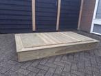 HOUTEN ZANDBAK 120x200 incl deksel kant en klaar geleverd, Ophalen, Nieuw
