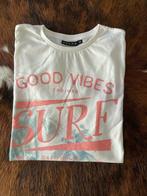 t-shirt wit - S - leuke opdruk California best Surfer, Ophalen of Verzenden, Gedragen, Maat 46 (S) of kleiner, Wit