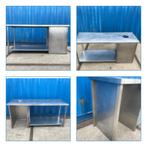 RVS BBQ Egg werktafel, Tuin en Terras, Ophalen, Gebruikt, Gas