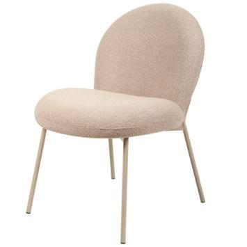 KARWEI Babs stoel bouclé, Huis en Inrichting, Stoelen, Zo goed als nieuw, Eén, Stof, Overige kleuren, Ophalen