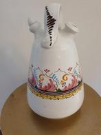mooie antieke beschilderde wijn kruik (aardewerk), Antiek en Kunst, Antiek | Keramiek en Aardewerk, Ophalen of Verzenden