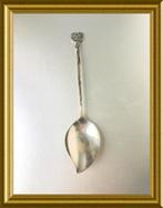 Aparte zilveren lepel vergeet me niet bloem decoratie, 1935, Antiek en Kunst, Antiek | Goud en Zilver, Ophalen of Verzenden, Zilver