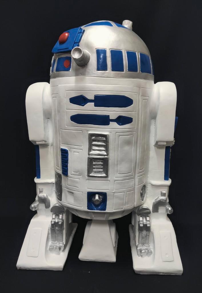 R2D2 Star Wars, R2-D2, +/-80cm astromechdroid, Verzamelen, Beelden en Beeldjes, Nieuw, Fantasy, Ophalen of Verzenden