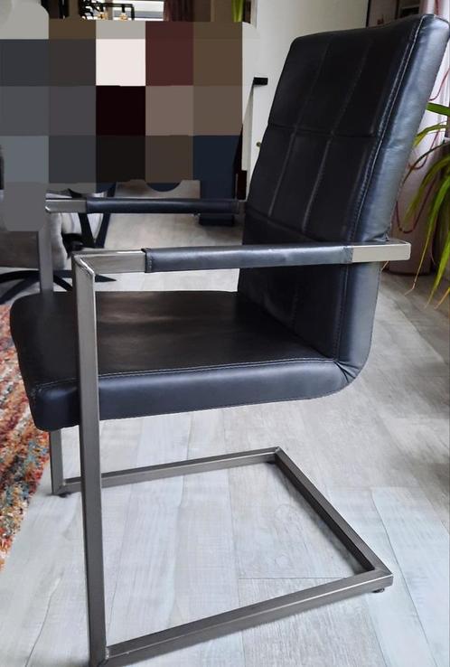 Eetkamerstoel, Huis en Inrichting, Stoelen, Zo goed als nieuw, Eén, Grijs, Ophalen