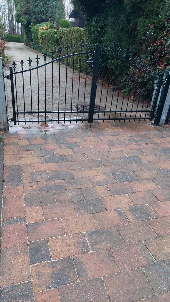 Mooie sierpoort 3 meter breed, Tuin en Terras, Tuinhekken en Hekwerk, Sierhekwerk, IJzer, Ophalen