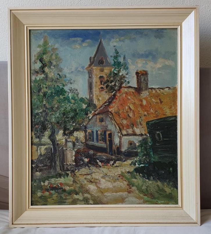 Mogelijk Ben Viegers (1886-1947)?., Antiek en Kunst, Kunst | Schilderijen | Klassiek, Verzenden