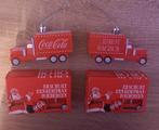 4 Coca-Cola Winter/ Kerst Ornamenten, GlitterHangers in Doos, Ophalen of Verzenden, Nieuw