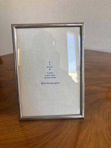 Vintage fotolijstje Stammax met metalen rand en glas 13*18 beschikbaar voor biedingen