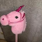 Roze eenhoorn stokpaard stokpaardje met geluid **, Ophalen of Verzenden, Nieuw